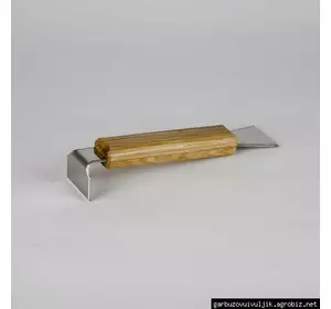 Стамеска пасічника 160 мм (нержавіюча) дерев'яна ручка