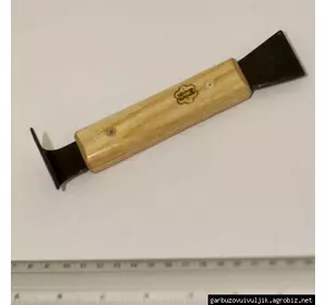 Стамеска пасічника 160 мм (чорна сталь) дерев'яна ручка