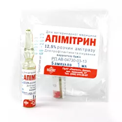 Апімітрин (1,0мл.) 12,5% амітразу "Реагент" Дніпро