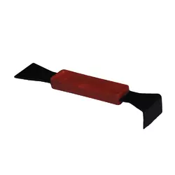 Стамеска пасічника 170 мм (чорна сталь)пластмасова ручка "Чарунка"