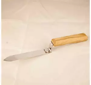 Ніж пасічний вузький 150 мм (нержавійка) дерев’яна ручка