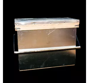 Ящик для переноса 6-ти рамок, оцинкованний з металевою ручкою , 385х505х235 ТМ"Меліса-93"