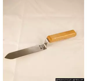 Нож пчеловодный 150 мм нержавейка деревянная ручка